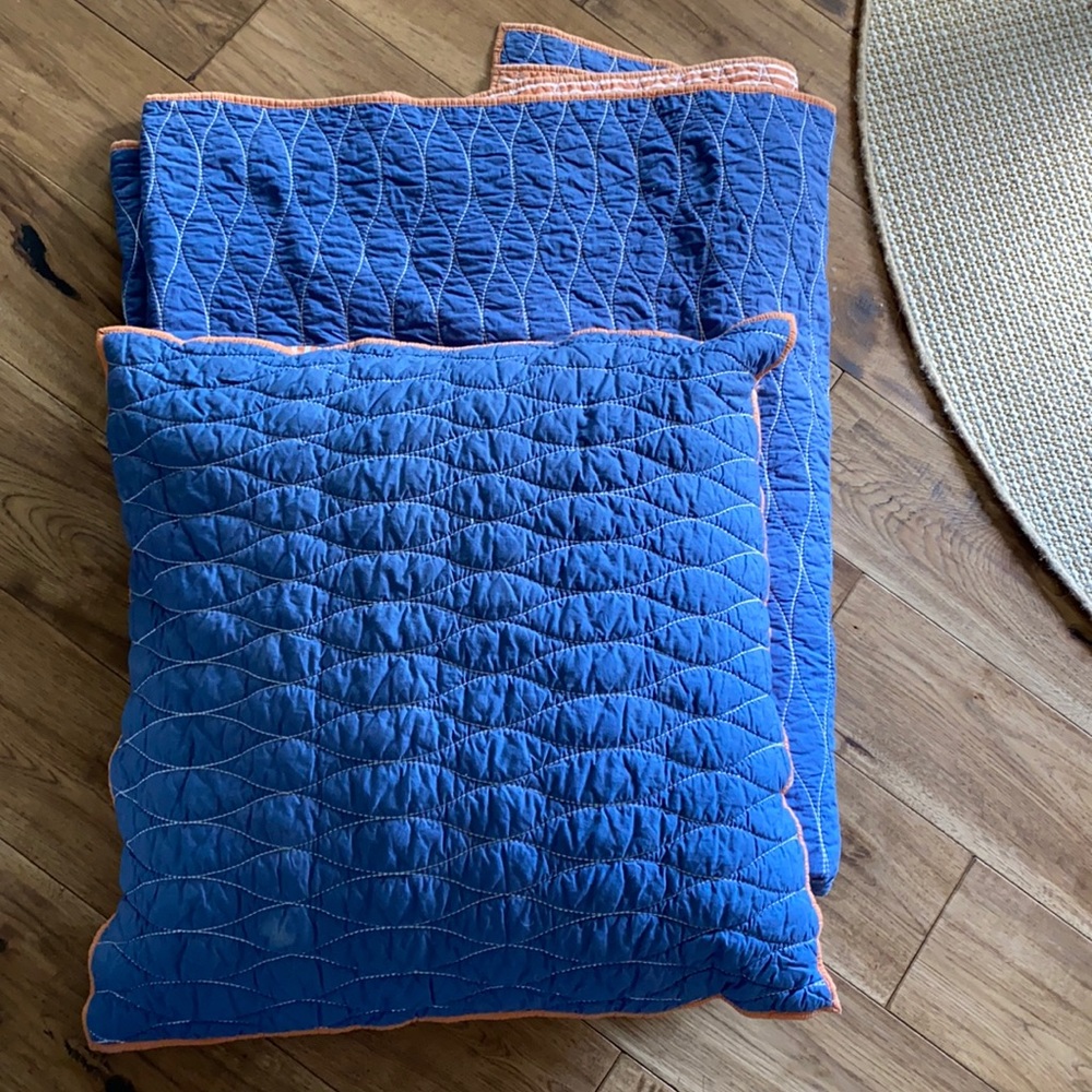 Sham and quilt